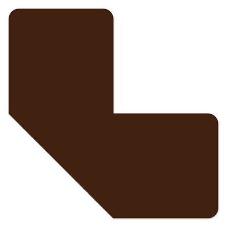 Ergomat DuraStripe Xtreme 4inx4inx2in Half Angle Corners Brown, 70PK DSX-C4x4x2-BR-KIT